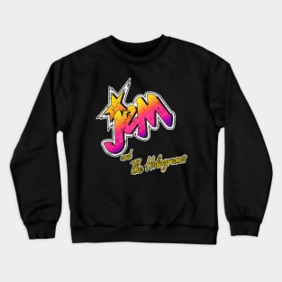 Distressed Jem And The Holograms Crewneck Sweatshirt